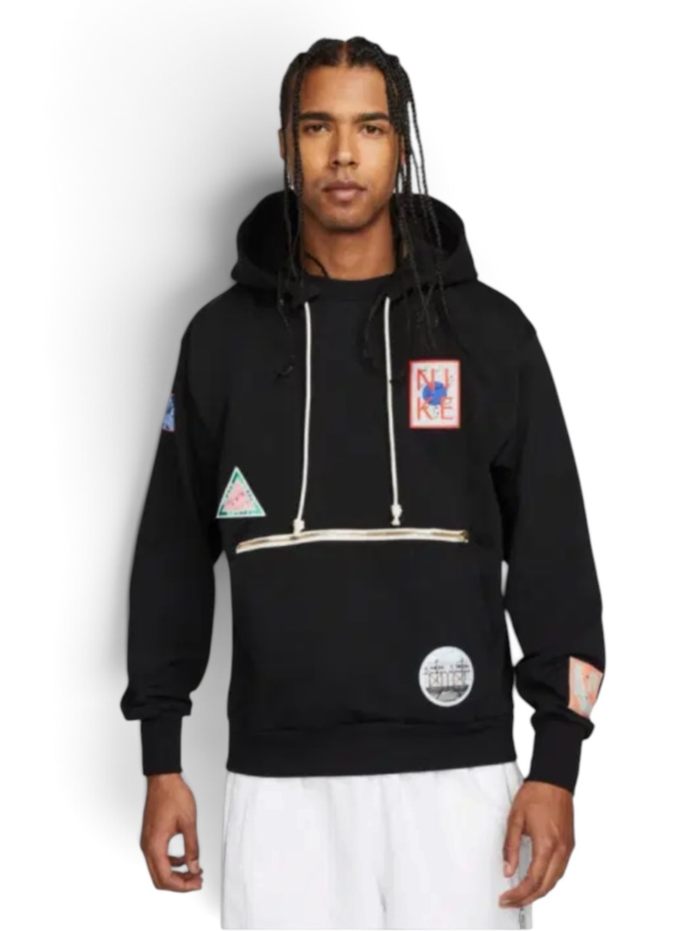 Nike Men's Dri-FIT "Around the World" Basketball Patch Hoodie